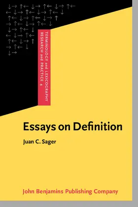 Sager |  Essays on Definition | eBook | Sack Fachmedien