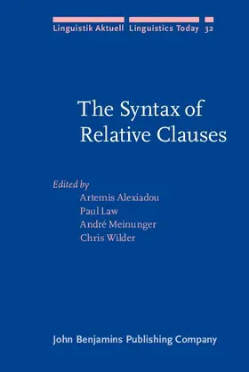 Alexiadou / Law / Meinunger |  The Syntax of Relative Clauses | eBook | Sack Fachmedien