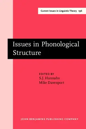 Hannahs / Davenport |  Issues in Phonological Structure | eBook | Sack Fachmedien
