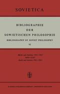 Bochenski / Blakeley |  Bibliographie Der Sowjetischen Philosophie | Buch |  Sack Fachmedien