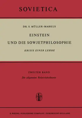 Müller-Markus |  Einstein Und Die Sowjetphilosophie | Buch |  Sack Fachmedien