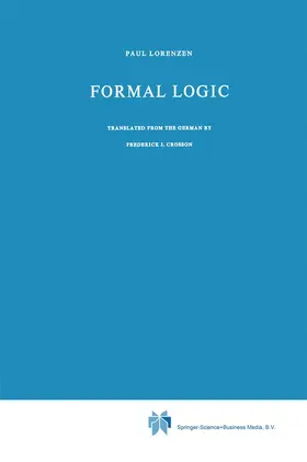 Lorenzen |  Formal Logic | Buch |  Sack Fachmedien