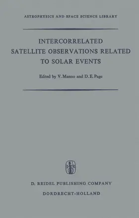 Manno / Page |  Intercorrelated Satellite Observations Related to Solar Events | Buch |  Sack Fachmedien