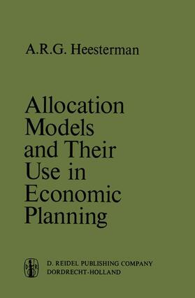 Heesterman |  Allocation Models and their Use in Economic Planning | Buch |  Sack Fachmedien