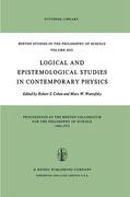 Wartofsky / Cohen |  Logical and Epistemological Studies in Contemporary Physics | Buch |  Sack Fachmedien