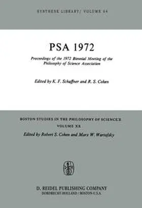 Cohen / Schaffner |  Proceedings of the 1972 Biennial Meeting of the Philosophy of Science Association | Buch |  Sack Fachmedien