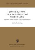 Rapp |  Contributions to a Philosophy of Technology | Buch |  Sack Fachmedien
