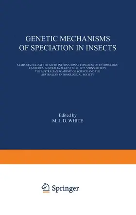 White |  Genetic Mechanisms of Speciation in Insects | Buch |  Sack Fachmedien