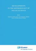 Köhler / Leinfellner |  Developments in the Methodology of Social Science | Buch |  Sack Fachmedien