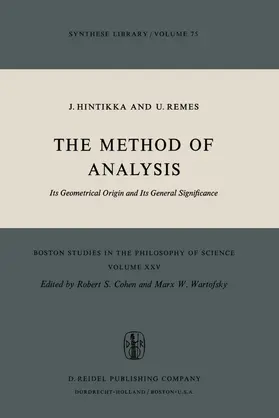 Hintikka / Remes | The Method of Analysis | Buch | 978-90-277-0543-3 | www.sack.de