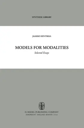 Hintikka | Models for Modalities | Buch | 978-90-277-0598-3 | www.sack.de