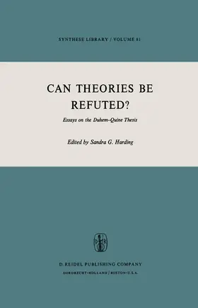 Harding |  Can Theories be Refuted? | Buch |  Sack Fachmedien