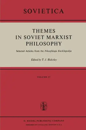 Blakeley |  Themes in Soviet Marxist Philosophy | Buch |  Sack Fachmedien