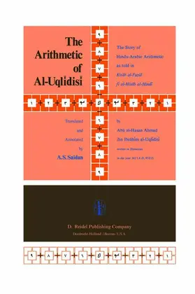 Saidan |  The Arithmetic of Al-Uql¿dis¿ | Buch |  Sack Fachmedien
