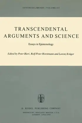 Bieri / Horstmann / Krüger |  Transcendental Arguments and Science | Buch |  Sack Fachmedien