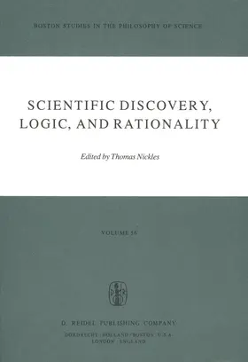 Nickles |  Scientific Discovery, Logic, and Rationality | Buch |  Sack Fachmedien