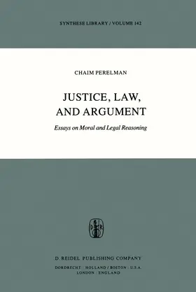 Perelman | Justice, Law, and Argument | Buch | 978-90-277-1090-1 | sack.de