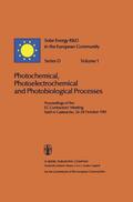 Palz / Hall |  Photochemical, Photoelectrochemical and Photobiological Processes, Vol.1 | Buch |  Sack Fachmedien