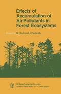 Pankrath / Ulrich |  Effects of Accumulation of Air Pollutants in Forest Ecosystems | Buch |  Sack Fachmedien