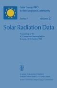 Palz |  Solar Radiation Data | Buch |  Sack Fachmedien