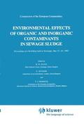 Davis / L'Hermite / Hucker |  Environmental Effects of Organic and Inorganic Contaminants in Sewage Sludge | Buch |  Sack Fachmedien