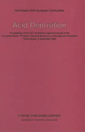 Beilke / Elshout |  Acid Deposition | Buch |  Sack Fachmedien