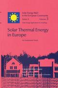 Turrent / Palz / Baker |  Solar Thermal Energy in Europe An Assessment Study | Buch |  Sack Fachmedien