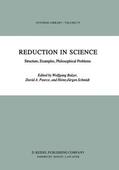 Balzer / Pearce / Schmidt |  Reduction in Science | Buch |  Sack Fachmedien