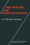 Shrader-Frechette |  Risk Analysis and Scientific Method | Buch |  Sack Fachmedien