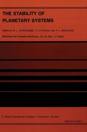 Duncombe / Dvorak / Message |  The Stability of Planetary Systems | Buch |  Sack Fachmedien