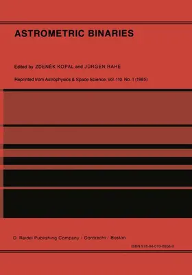 Kopal / Rahe |  Astrometric Binaries | Buch |  Sack Fachmedien