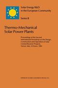 Gretz / Skinrood / Strub |  Thermo-Mechanical Solar Power Plants | Buch |  Sack Fachmedien