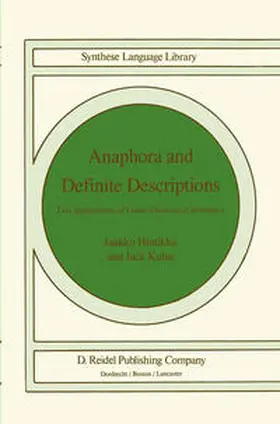 Kulas / Hintikka |  Anaphora and Definite Descriptions | Buch |  Sack Fachmedien