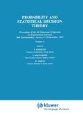 Konecny / Wertz / Mogyoródi |  Probability and Statistical Decision Theory | Buch |  Sack Fachmedien
