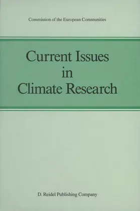 Ghazi / Fantechi |  Current Issues in Climate Research | Buch |  Sack Fachmedien
