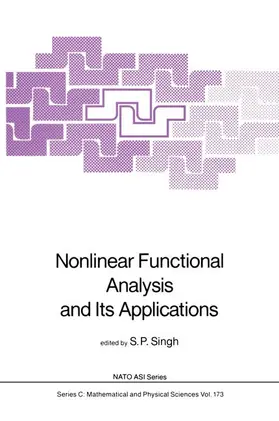 Singh |  Nonlinear Functional Analysis and Its Applications | Buch |  Sack Fachmedien