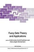 Jones / Zimmermann / Kaufmann |  Fuzzy Sets Theory and Applications | Buch |  Sack Fachmedien