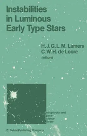 Lamers / de Loore |  Instabilities in Luminous Early Type Stars | Buch |  Sack Fachmedien