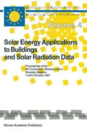 Steemers |  Solar Energy Applications to Buildings and Solar Radiation Data | Buch |  Sack Fachmedien
