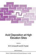 Unsworth / Fowler |  Acid Deposition at High Elevation Sites | Buch |  Sack Fachmedien