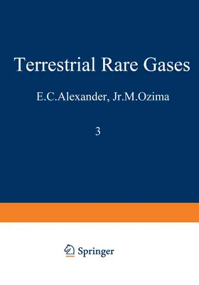 Alexander Jr / Ozima |  Terrestrial Rare Gases | Buch |  Sack Fachmedien