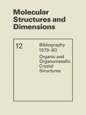 Kennard / Watson / Allen |  Molecular Structures and Dimensions | Buch |  Sack Fachmedien