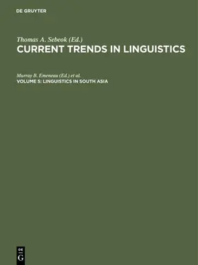 Fergusson / Emeneau | Linguistics in South Asia | Buch | 978-90-279-0435-5 | sack.de