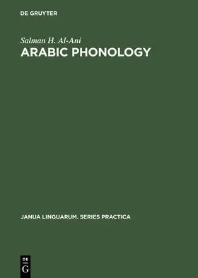 Al-Ani |  Arabic Phonology | Buch |  Sack Fachmedien