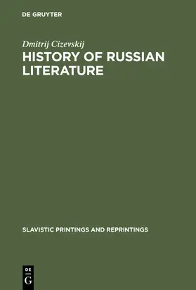 Ciževskij |  History of Russian Literature | Buch |  Sack Fachmedien