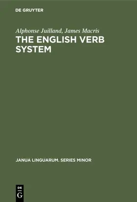 Macris / Juilland |  The English Verb System | Buch |  Sack Fachmedien