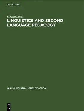 Lewis |  Linguistics and Second Language Pedagogy | Buch |  Sack Fachmedien
