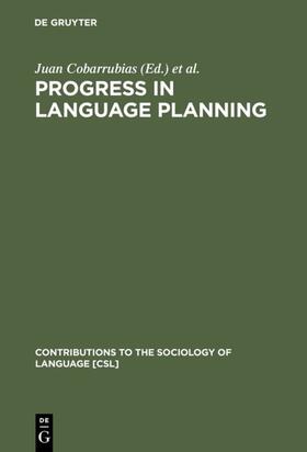 Fishman / Cobarrubias | Progress in Language Planning | Buch | 978-90-279-3358-4 | sack.de