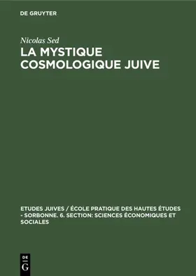Sed |  Mystique cosmologique juive | Buch |  Sack Fachmedien