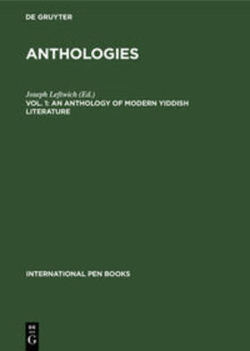 Leftwich | An Anthology of Modern Yiddish Literature | Buch | 978-90-279-3496-3 | sack.de
